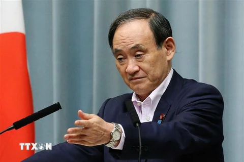 Chánh Văn phòng Nội các Nhật Ban Yoshihide Suga. (Nguồn: AFP/TTXVN)