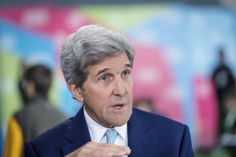 Cựu Ngoại trưởng Mỹ John Kerry. (Nguồn: Bloomberg News)