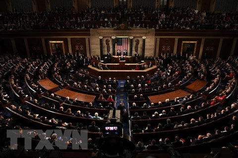 Toàn cảnh một phiên họp Quốc hội Mỹ. (Nguồn: THX/TTXVN)
