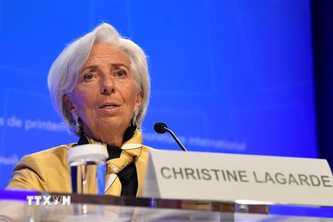 Tổng Giám đốc Quỹ Tiền tệ quốc tế (IMF) Christine Lagarde. (Nguồn: THX/TTXVN)