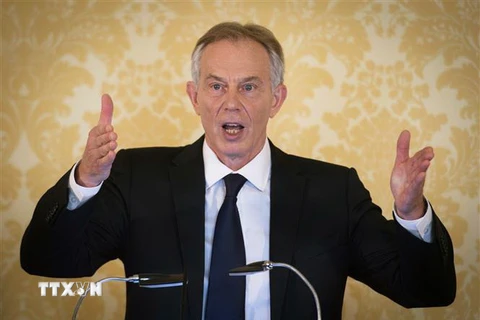 Cựu Thủ tướng Anh Tony Blair. (Nguồn: AFP/TTXVN)