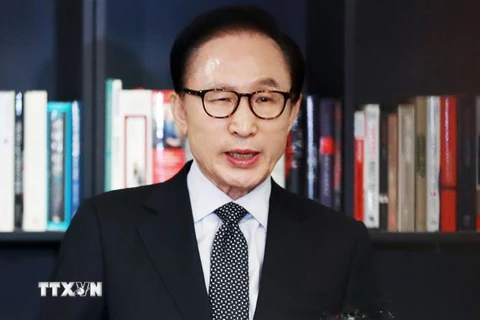 Cựu Tổng thống Hàn Quốc Lee Myung-bak. (Nguồn: Yonhap/TTXVN)