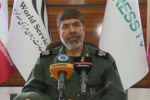 Người phát ngôn IRGC, Chuẩn tướng Ramezan Sharif. (Nguồn: presstv.com)