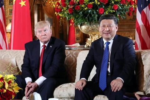 Tổng thống Mỹ Donald Trump (trái) và Chủ tịch Trung Quốc Tập Cận Bình. (Nguồn: Reuters) 