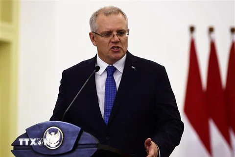 Thủ tướng Australia Scott Morrison. (Nguồn: AFP/TTXVN) 