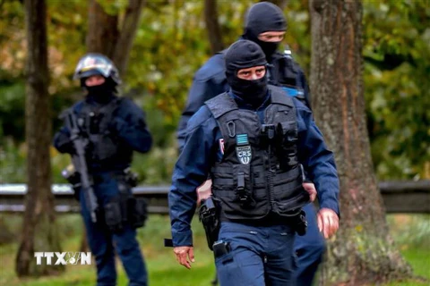 Cảnh sát Pháp. (Nguồn: AFP/TTXVN) 