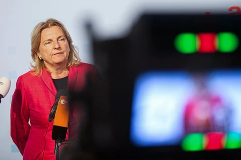 Ngoại trưởng Áo Karin Kneissl. (Nguồn: AFP) 