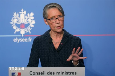 Bộ trưởng Giao thông Pháp Elisabeth Borne. (Nguồn: AFP/TTXVN) 