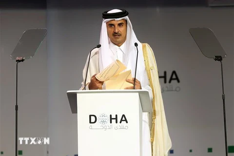Quốc vương Qatar Tamim bin Hamad Al Thani. (Nguồn: AFP/TTXVN) 