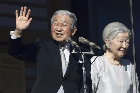 Nhật Hoàng Akihito và Hoàng hậu. (Nguồn: time.com) 