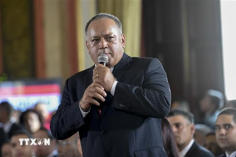 Phó Chủ tịch thứ nhất đảng PSUV cầm quyền tại Venezuela, ông Diosdado Cabello. (Nguồn: AFP/TTXVN) 
