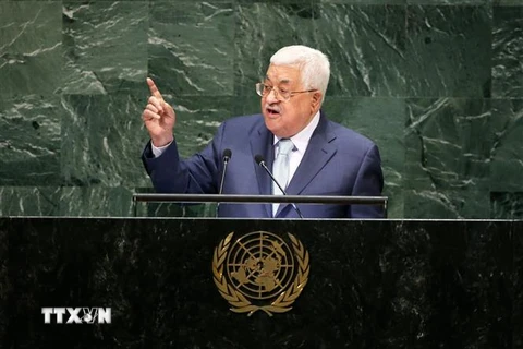 Tổng thống Palestine Mahmoud Abbas. (Nguồn: THX/ TTXVN) 