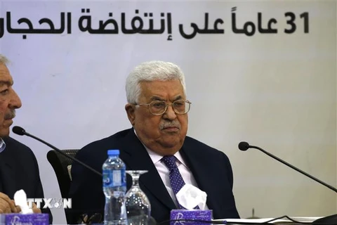 Tổng thống Palestine Mahmoud Abbas. (Nguồn: AFP/TTXVN) 