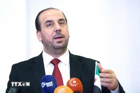 Trưởng đoàn đàm phán phe đối lập Syria Nasr Hariri. (Ảnh: AFP/TTXVN)