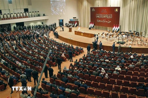 Toàn cảnh một phiên họp Quốc hội Iraq ở thủ đô Baghdad. (Nguồn: AFP/TTXVN) 