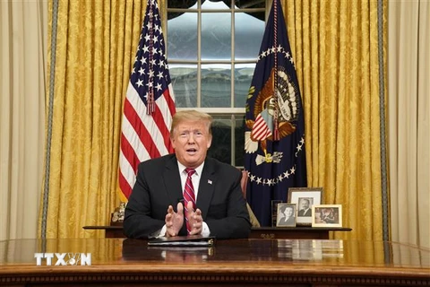 Tổng thống Mỹ Donald Trump. (Nguồn: AFP/TTXVN) 