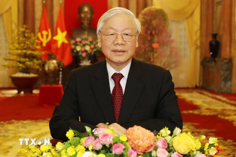 Tổng Bí thư, Chủ tịch nước Nguyễn Phú Trọng. (Ảnh: Trí Dũng/TTXVN) 