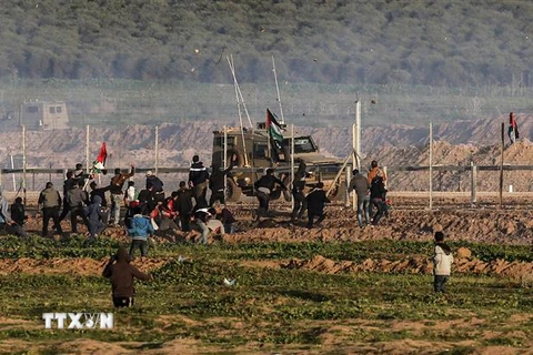 Hàng rào tại biên giới Dải Gaza và Israel, ngày 4/1/2019. (Nguồn: AFP/TTXVN) 