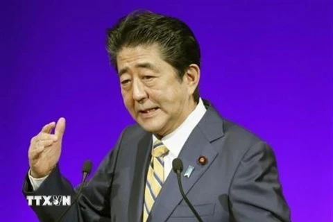 Thủ tướng Shinzo Abe. (Nguồn: Kyodo/TTXVN) 
