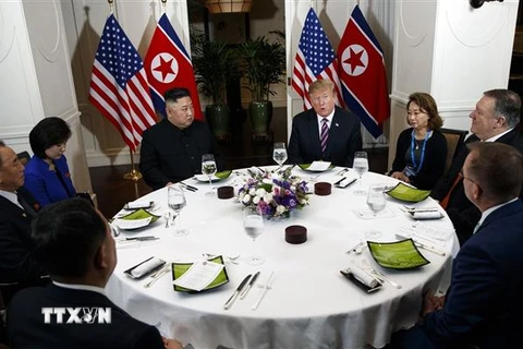 Bữa tiệc tối giữa Tổng thống Donald Trump và Chủ tịch Kim Jong-un