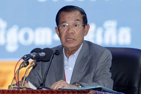 Thủ tướng Campuchia Samdech Hun Sen. (Nguồn: THX/TTXVN) 