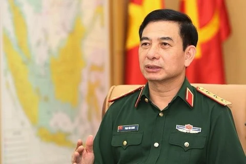 Thượng tướng Phan Văn Giang, Ủy viên Trung ương Đảng, Tổng Tham mưu trưởng Quân đội Nhân dân Việt Nam, Thứ trưởng Bộ Quốc phòng. (Ảnh: Dương Giang/TTXVN) 