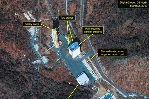 Cơ sở nghiên cứu tên lửa của Triều Tiên ở Sanumdong. (Nguồn: chosun.com) 