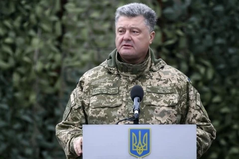 Tổng thống Ukraine Petro Poroshenko. (Nguồn: intellinews.com) 