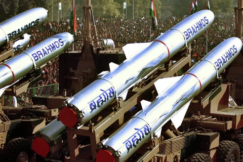 Tên lửa BrahMos. (Nguồn: AP)
