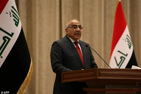 Thủ tướng Iraq Adel Abdul Mahdi. (Nguồn: AFP) 