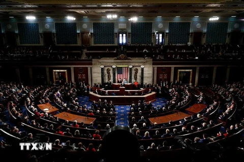 Toàn cảnh một phiên họp của Quốc hội Mỹ ở Washington DC., ngày 3/4/2019. (Nguồn: THX/TTXVN) 
