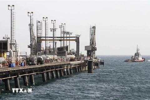 Cơ sở khai thác dầu trên đảo Khark, Iran. (Nguồn: AFP/ TTXVN) 