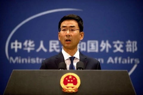 Người phát ngôn Bộ Ngoại giao Trung Quốc Cảnh Sảng. (Nguồn: AP) 