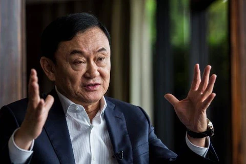 Cựu Thủ tướng lưu vong Thái Lan Thaksin Shinawatra. (Nguồn: AFP) 