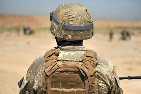 Một binh sỹ New Zealand ở Iraq. (Nguồn: theaustralian.com.au) 