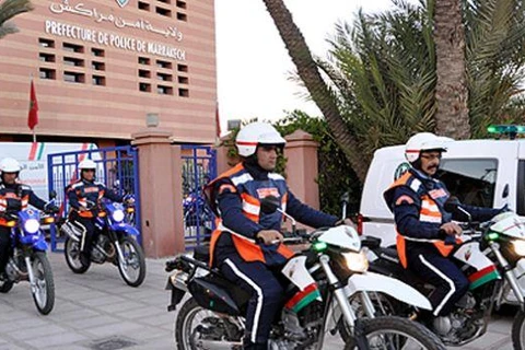 Cảnh sát của thành phố Marrakech thuộc Maroc. (Nguồn: moroccoworldnews.com) 