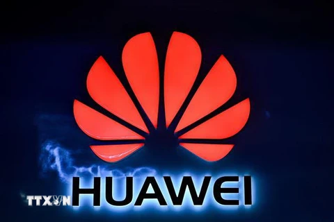 Biểu tượng Huawei. (Nguồn: AFP/TTXVN) 