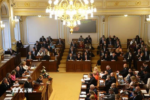 Toàn cảnh một phiên họp Quốc hội Cộng hòa Séc tại Prague. (Nguồn: AFP/TTXVN) 