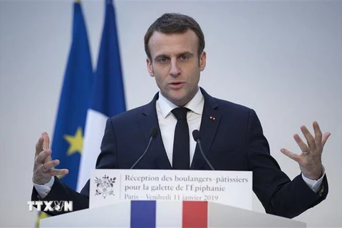 Tổng thống Pháp Emmanuel Macron. (Nguồn: AFP/TTXVN) 