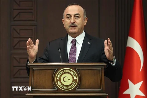 Ngoại trưởng Thổ Nhĩ Kỳ Mevlut Cavusoglu.(Nguồn: AFP/TTXVN) 