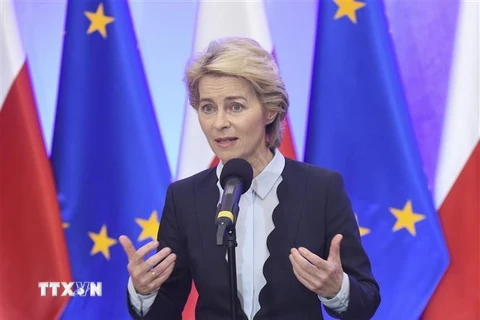 Chủ tịch EC Ursula von der Leyen. (Nguồn: AFP/TTXVN) 
