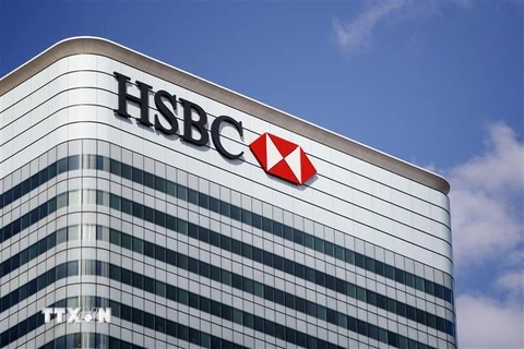 Trụ sở ngân hàng HSBC tại London, Anh. (Nguồn: AFP/TTXVN) 