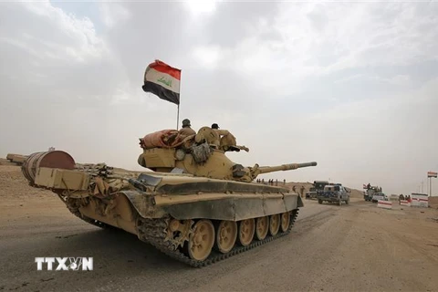 Binh sỹ Iraq trong một chiến dịch truy quét khủng bố. (Nguồn: AFP/TTXVN) 