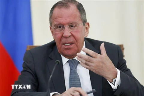 Ngoại trưởng Nga Sergei Lavrov. (Nguồn: AFP/TTXVN) 