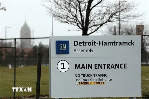 Một nhà máy của hãng General Motors tại Detroit, Michigan, Mỹ ngày 26/11/2018. (Nguồn: AFP/TTXVN) 
