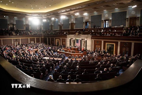 Toàn cảnh một cuộc họp của Hạ viện Mỹ. (Nguồn: AFP/TTXVN) 