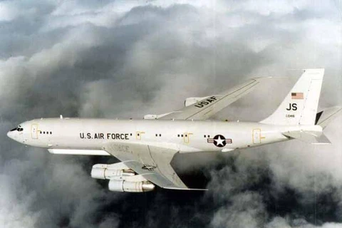 Mỹ đã điều máy bay do thám E-8C bay đến các khu vực gần bán đảo Triều Tiên. (Nguồn: Yonhap) 