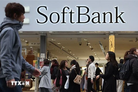 Một cửa hàng của SoftBank tại Tokyo, Nhật Bản. (Nguồn: AFP/TTXVN) 