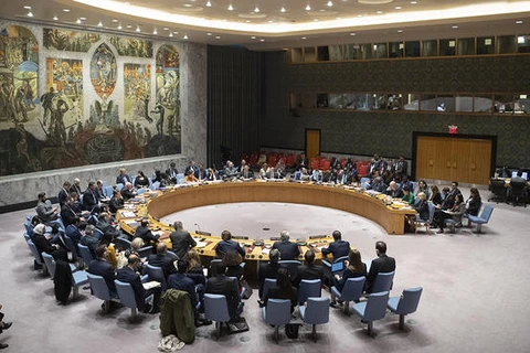 Cuộc họp của Hội đồng Bảo an về tình hình ở Syria. (Nguồn: AP) 