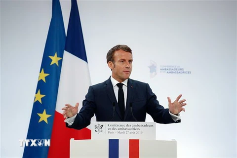 Tổng thống Pháp Emmanuel Macron. (Nguồn: TTXVN) 